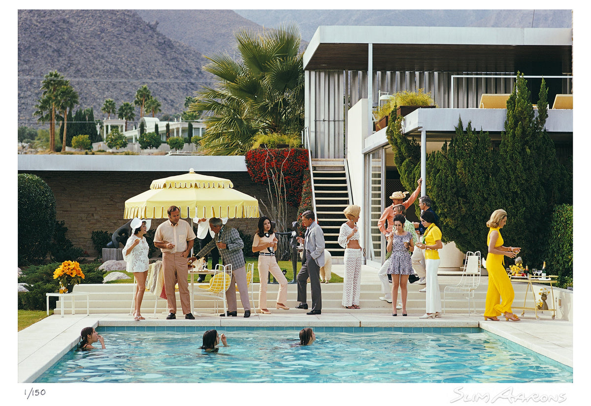 poolside host - Slim Aarons - Limited Edition - Estate Stamped - Photography - Getty Images