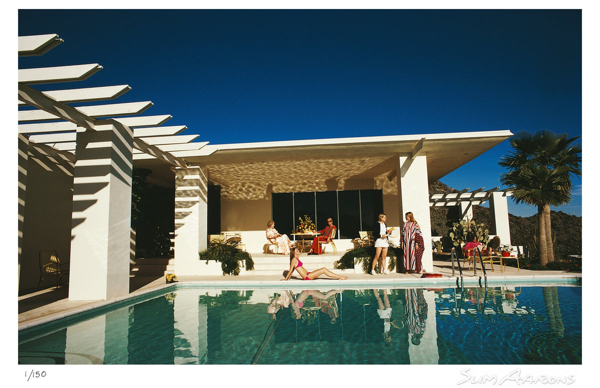 poolside in arizona - Slim Aarons - Limited Edition - Estate Stamped - Photography - Getty Images