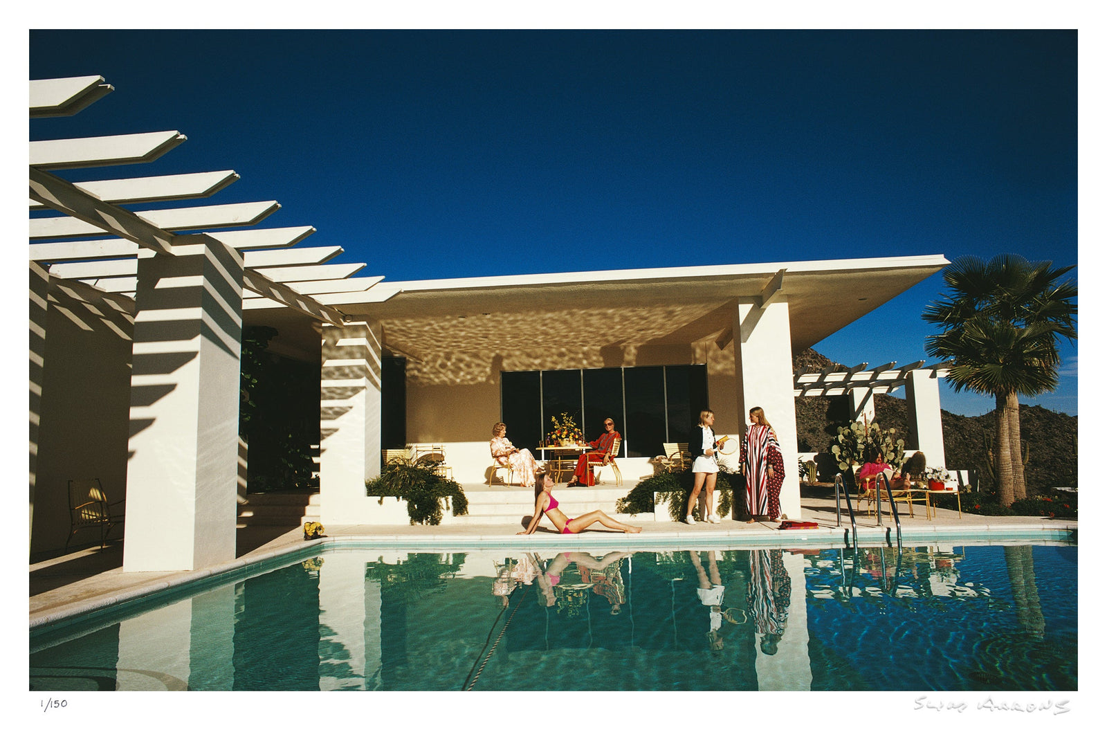 poolside in arizona - Slim Aarons - Limited Edition - Estate Stamped - Photography - Getty Images