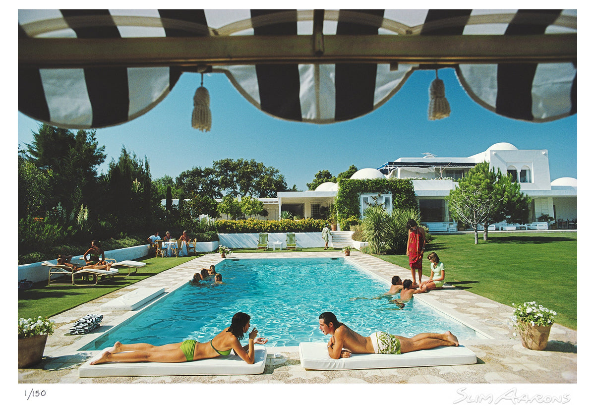 poolside in sotogrande - Slim Aarons - Limited Edition - Estate Stamped - Photography - Getty Images