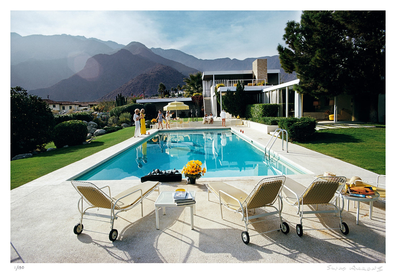 poolside loungers - Slim Aarons - Limited Edition - Estate Stamped - Photography - Getty Images