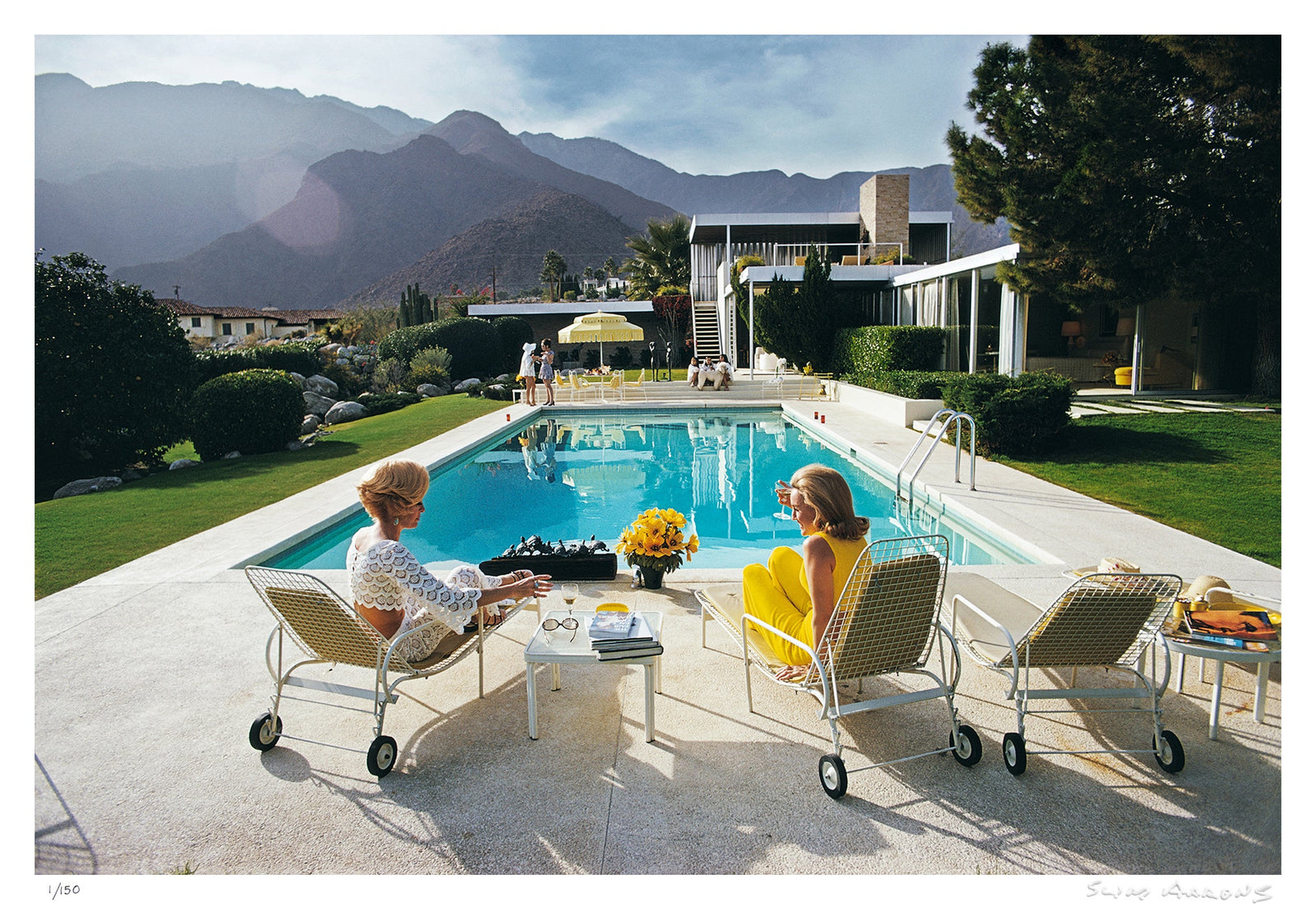 poolside pairs - Slim Aarons - Limited Edition - Estate Stamped - Photography - Getty Images