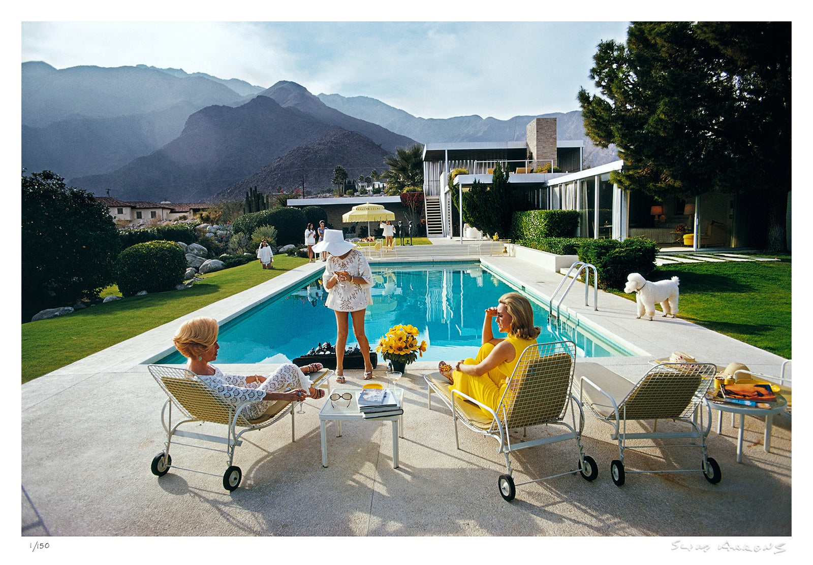 poolside poodle - Slim Aarons - Limited Edition - Estate Stamped - Photography - Getty Images