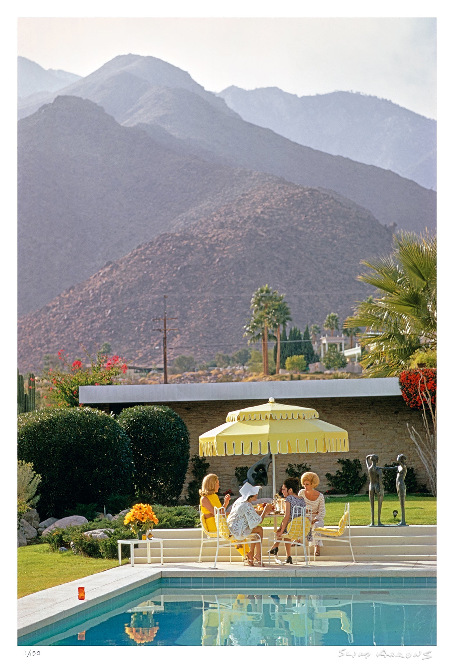 poolside scenery - Slim Aarons - Limited Edition - Estate Stamped - Photography - Getty Images