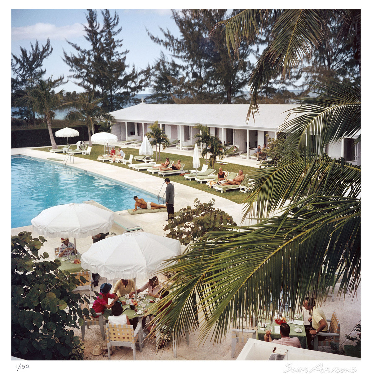 poolside service - Slim Aarons - Limited Edition - Estate Stamped - Photography - Getty Images