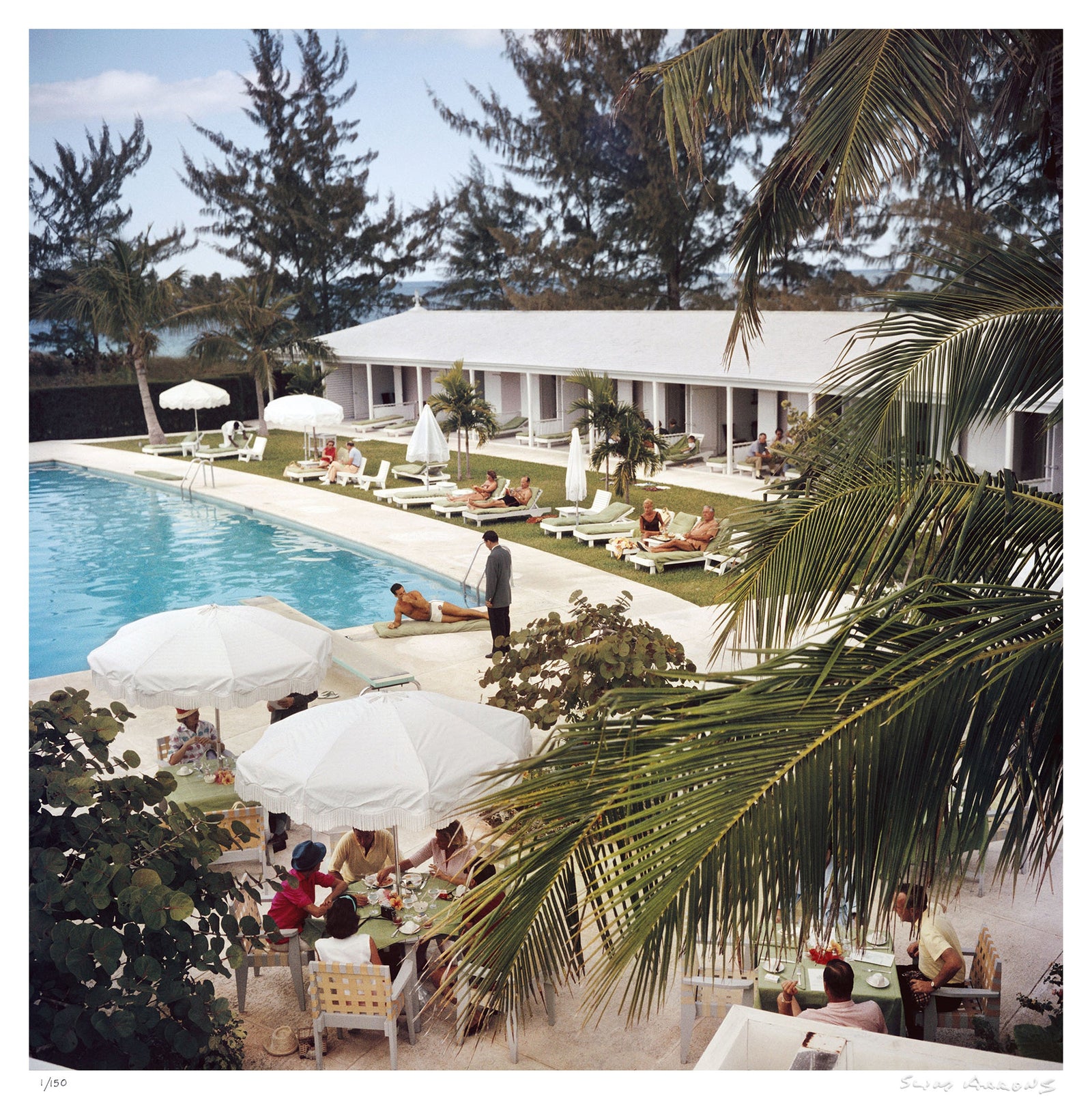 poolside service - Slim Aarons - Limited Edition - Estate Stamped - Photography - Getty Images