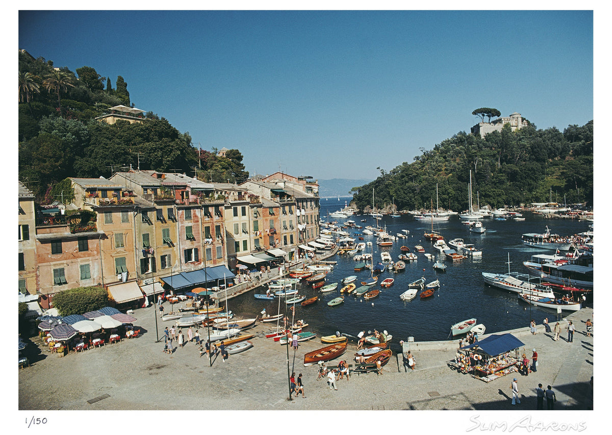 portofino harbour - Slim Aarons - Limited Edition - Estate Stamped - Photography - Getty Images