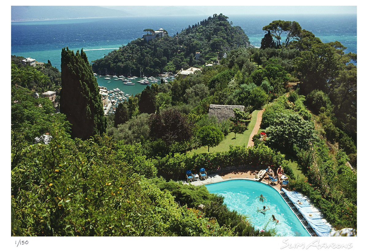 portofino villa - Slim Aarons - Limited Edition - Estate Stamped - Photography - Getty Images