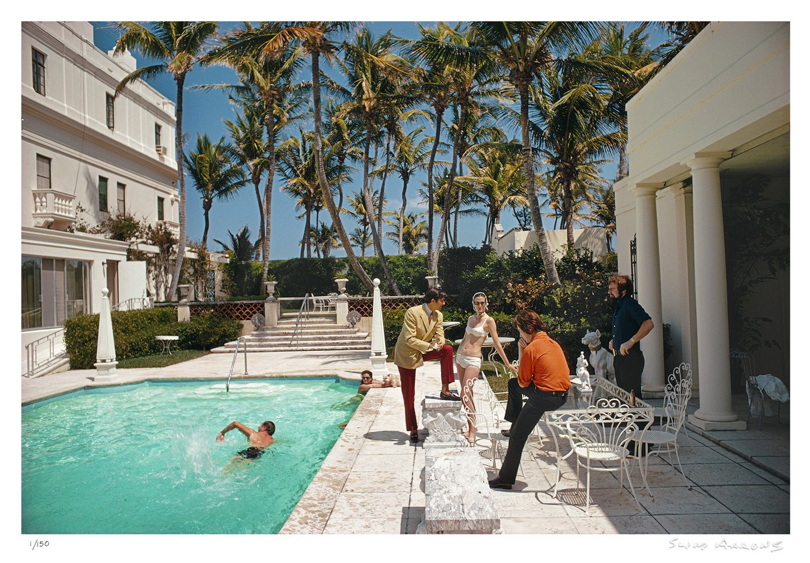 posing by the pool - Slim Aarons - Limited Edition - Estate Stamped - Photography - Getty Images