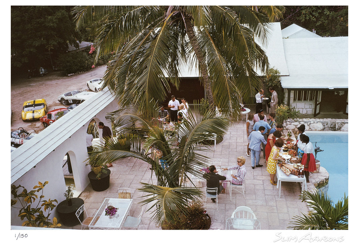 race day lunch - Slim Aarons - Limited Edition - Estate Stamped - Photography - Getty Images