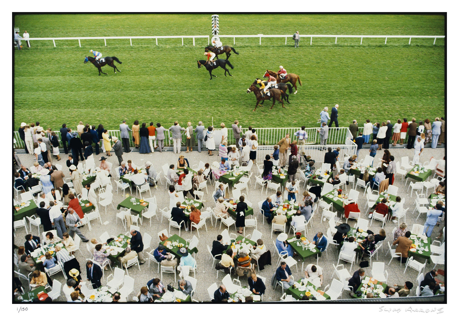 racing at baden baden - Slim Aarons - Limited Edition - Estate Stamped - Photography - Getty Images