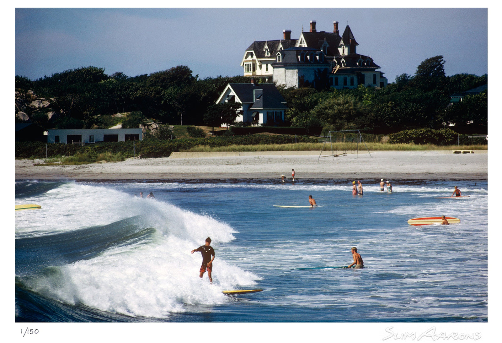 rhode island surfers 1 - Slim Aarons - Limited Edition - Estate Stamped - Photography - Getty Images
