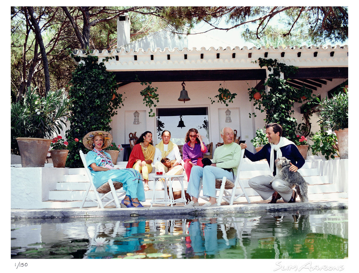 rothschild family - Slim Aarons - Limited Edition - Estate Stamped - Photography - Getty Images