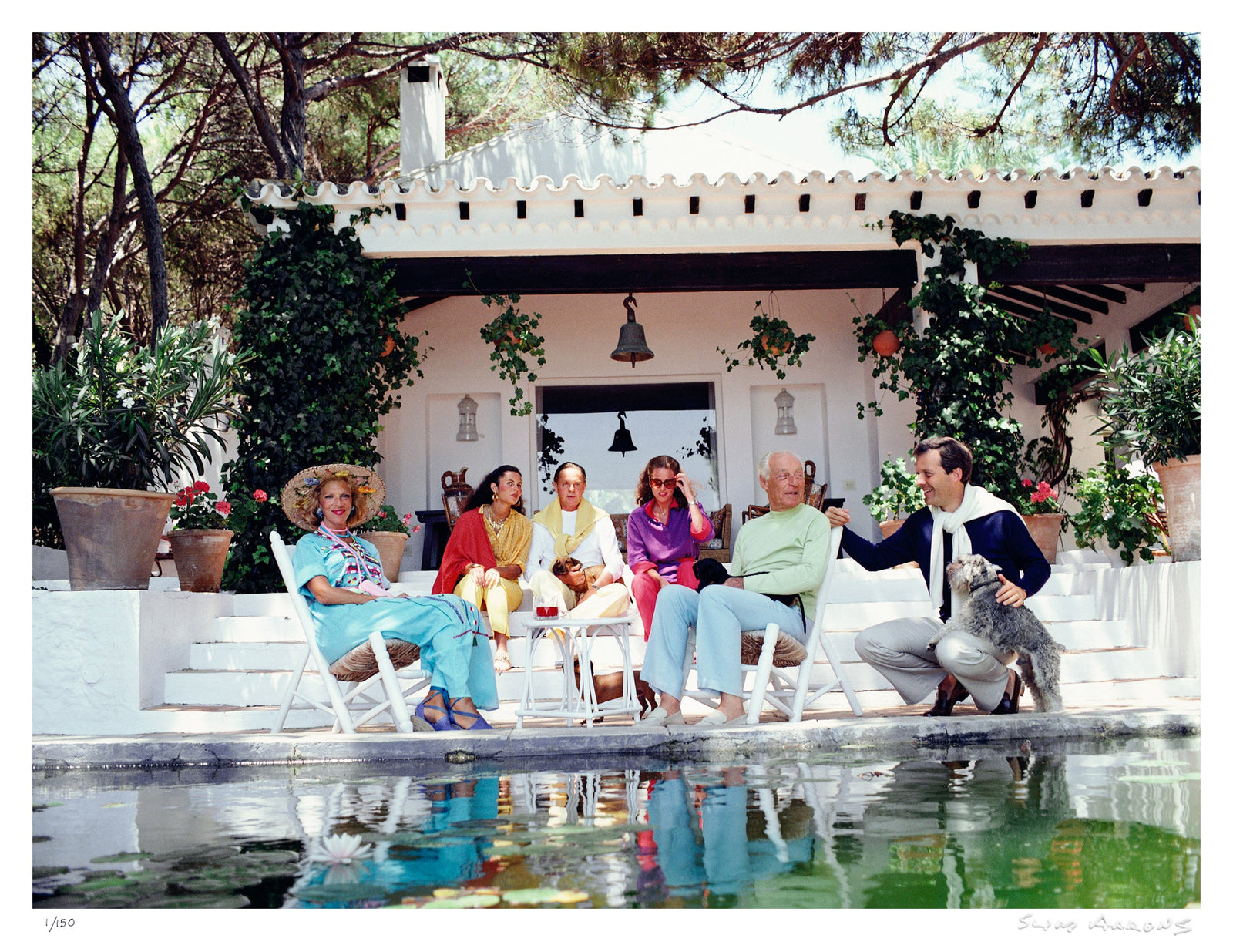 rothschild family - Slim Aarons - Limited Edition - Estate Stamped - Photography - Getty Images