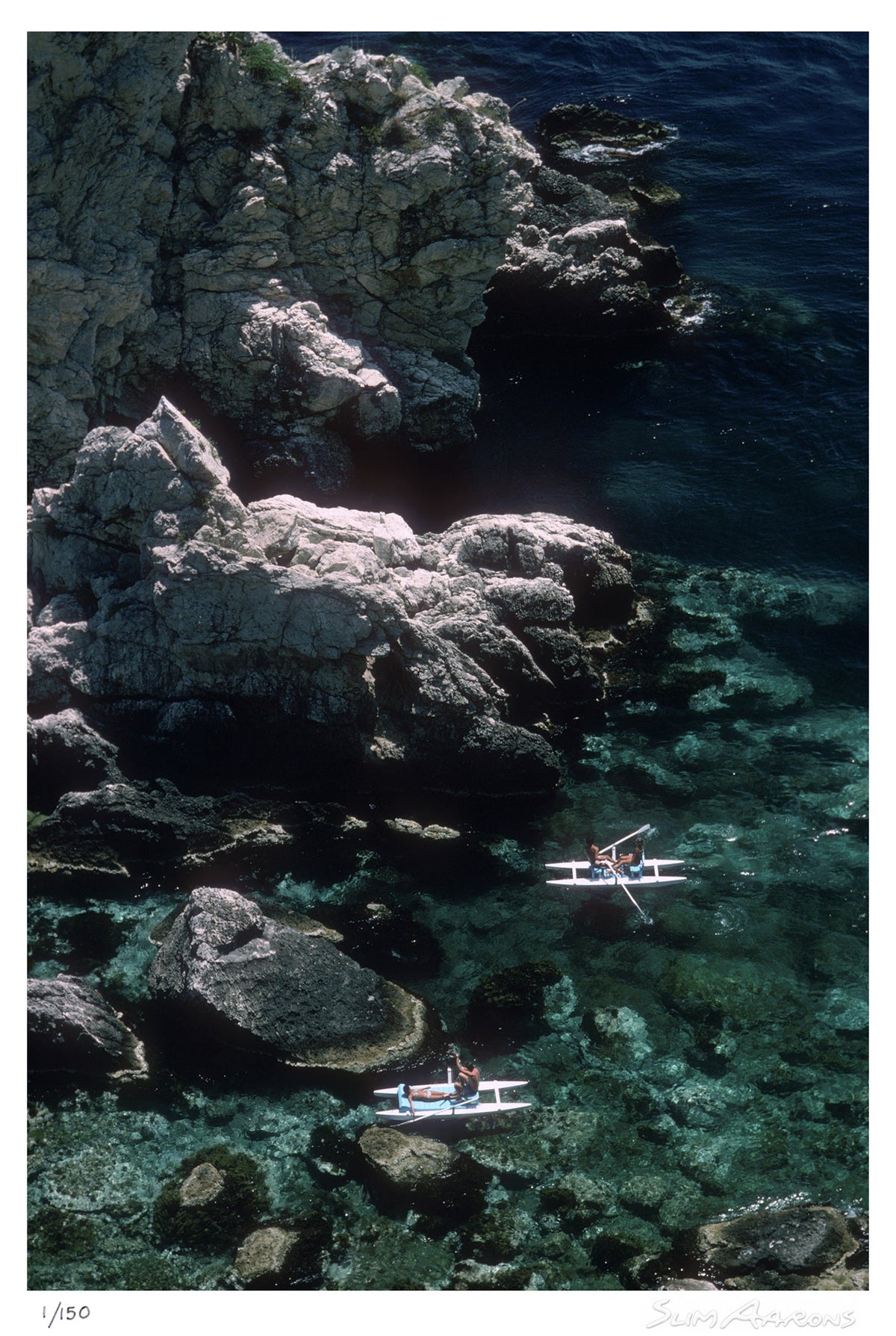rowing off sicily - Slim Aarons - Limited Edition - Estate Stamped - Photography - Getty Images