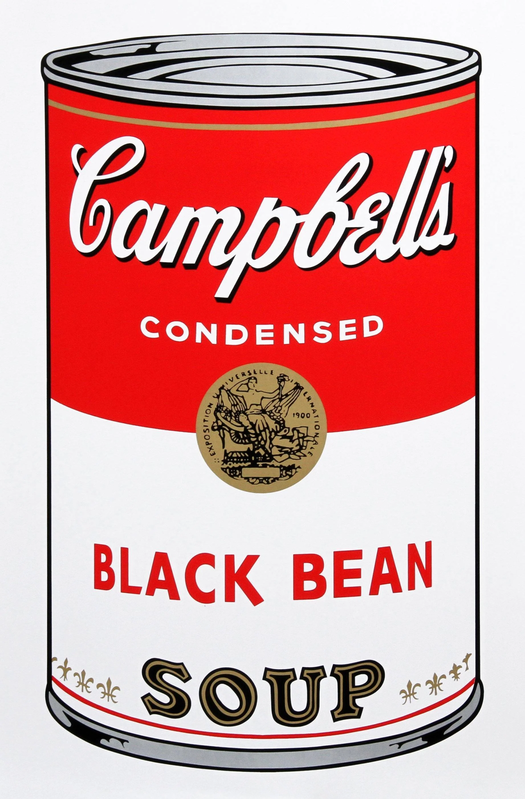 Soup Can Series 1 Black Bean Soup by Sunday B. Morning (Andy Warhol)
