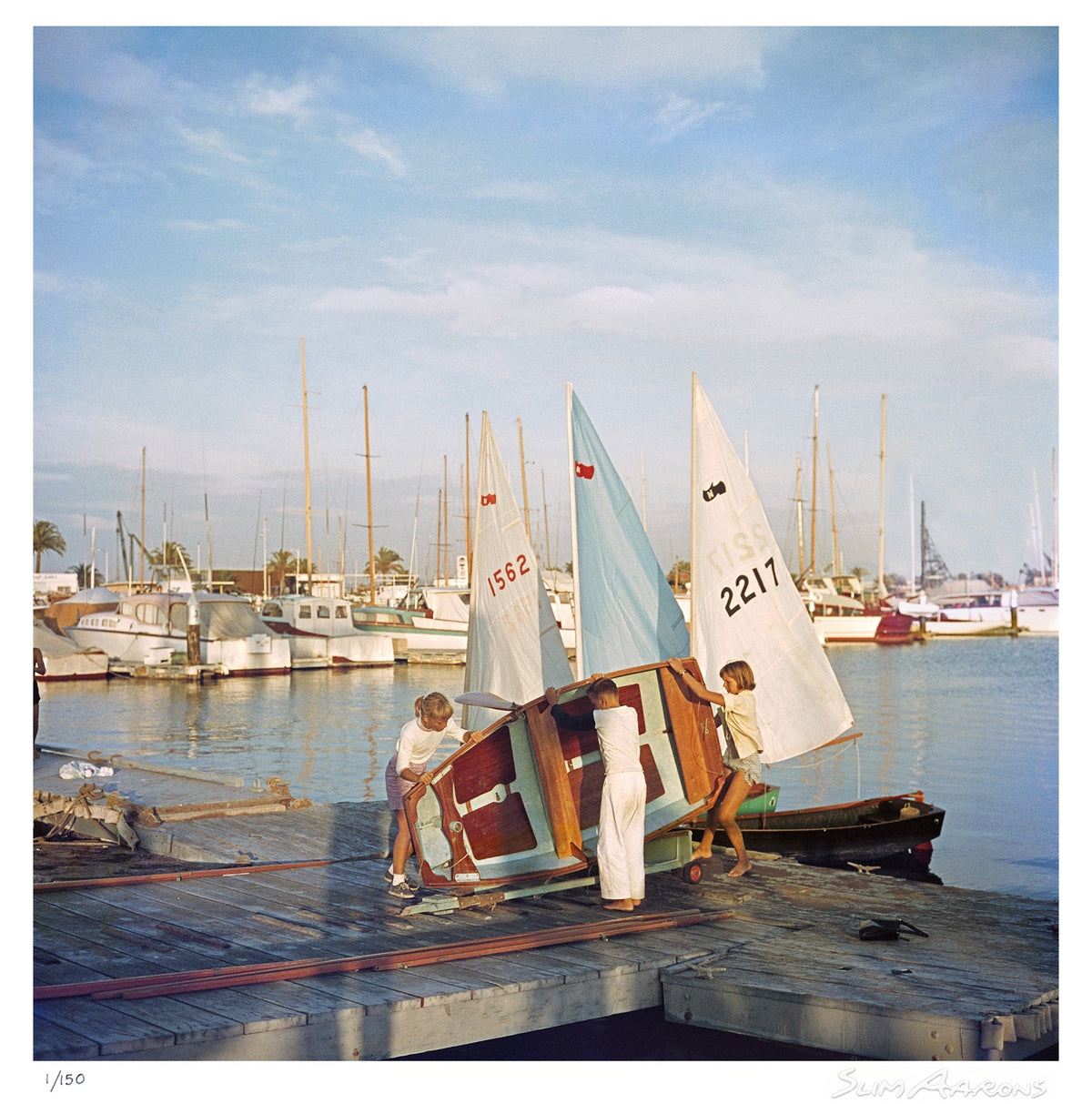 sailing dinghy - Slim Aarons - Limited Edition - Estate Stamped - Photography - Getty Images