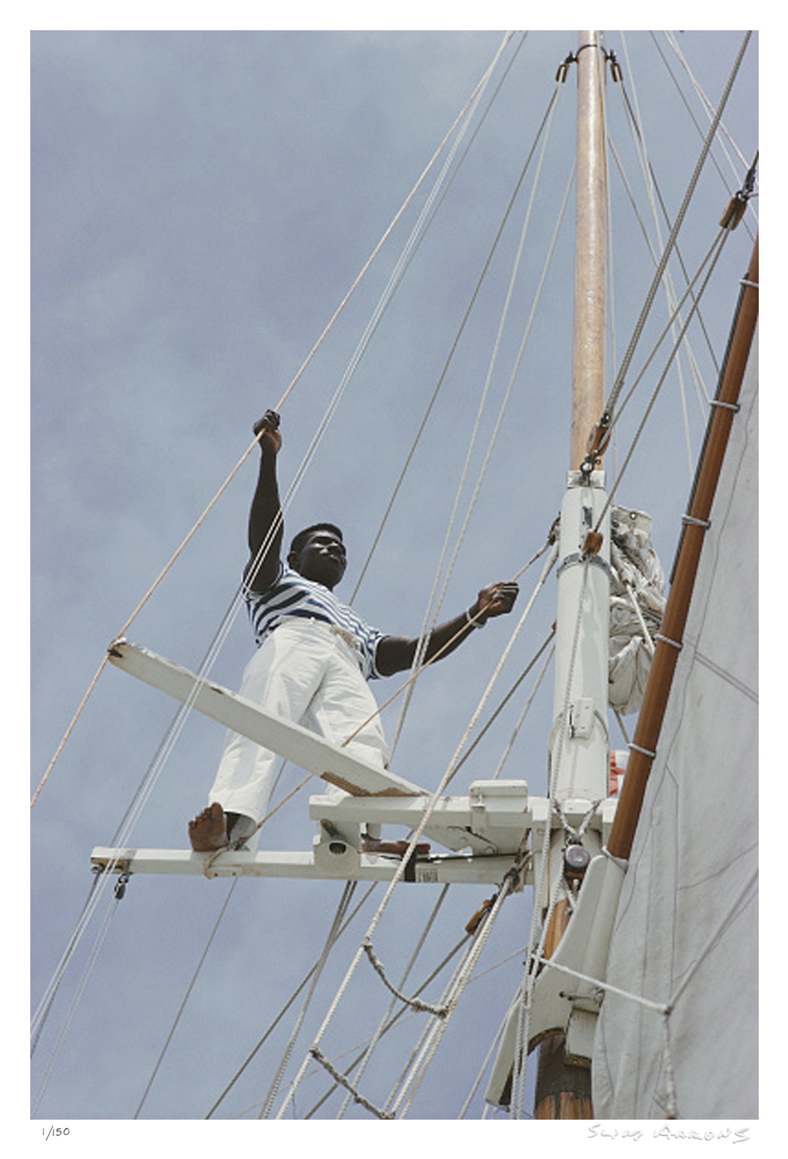 sailing in lyford cay - Slim Aarons - Limited Edition - Estate Stamped - Photography - Getty Images