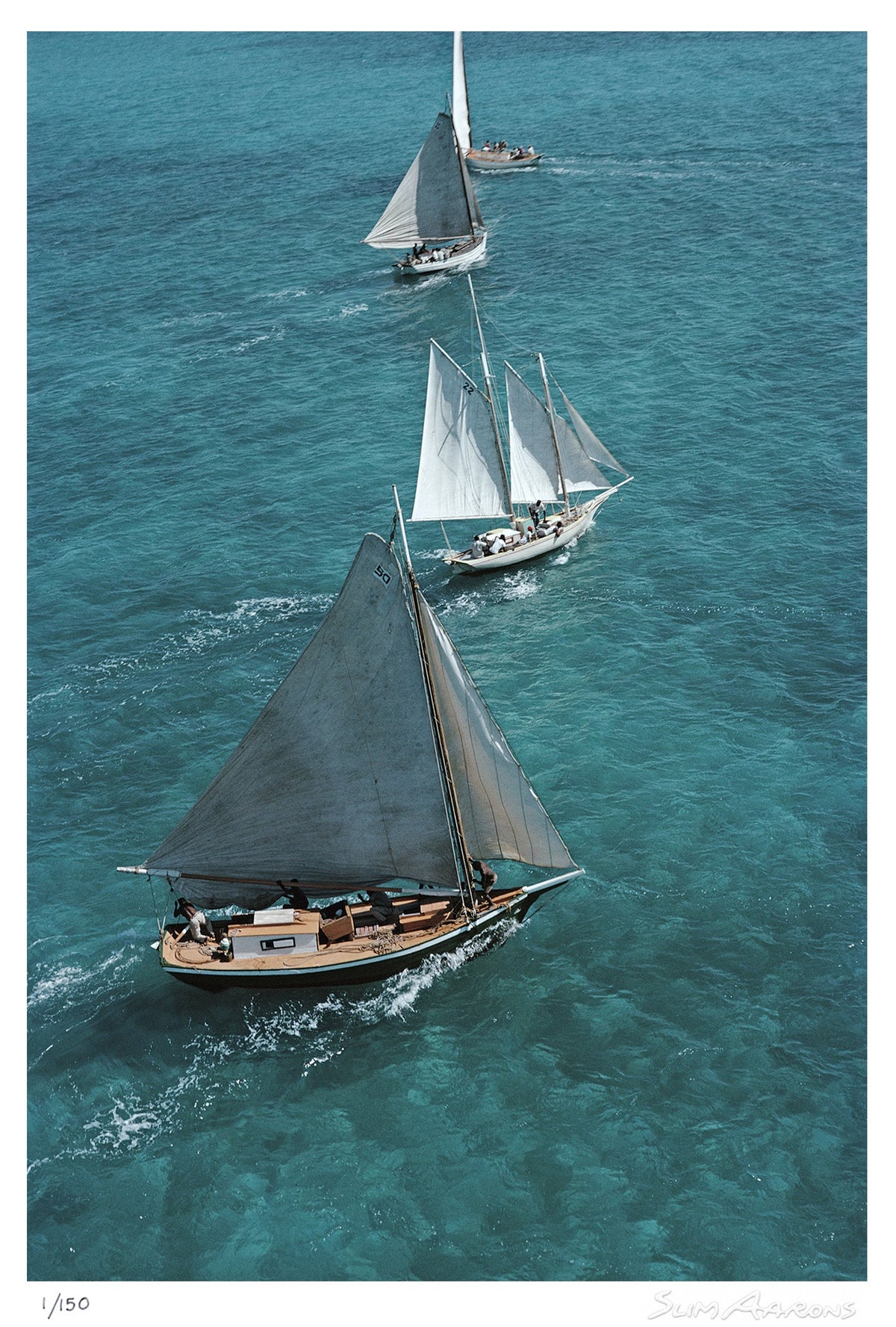 sailing in the bahamas - Slim Aarons - Limited Edition - Estate Stamped - Photography - Getty Images