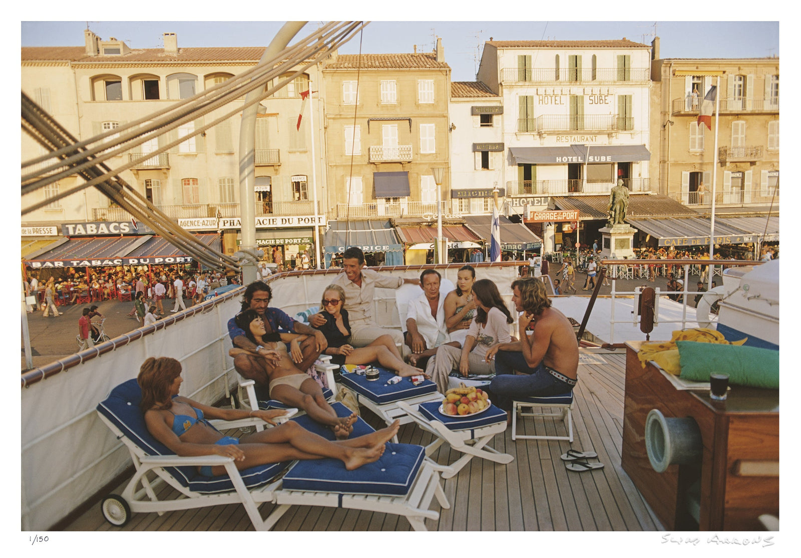 saint tropez - Slim Aarons - Limited Edition - Estate Stamped - Photography - Getty Images