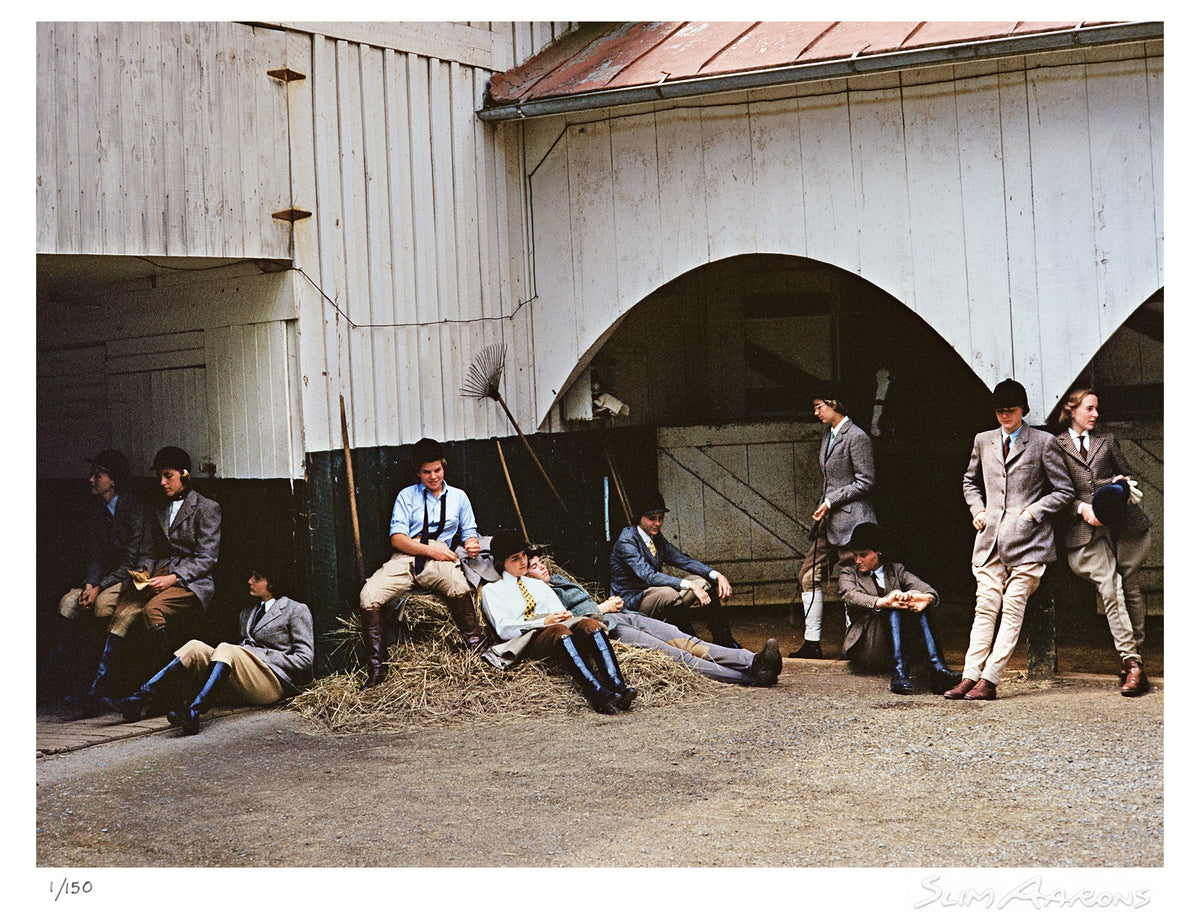 school riding - Slim Aarons - Limited Edition - Estate Stamped - Photography - Getty Images
