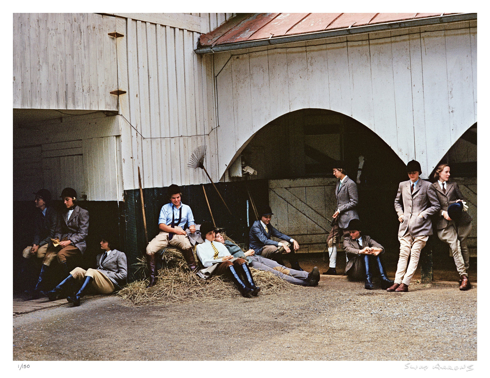 school riding - Slim Aarons - Limited Edition - Estate Stamped - Photography - Getty Images