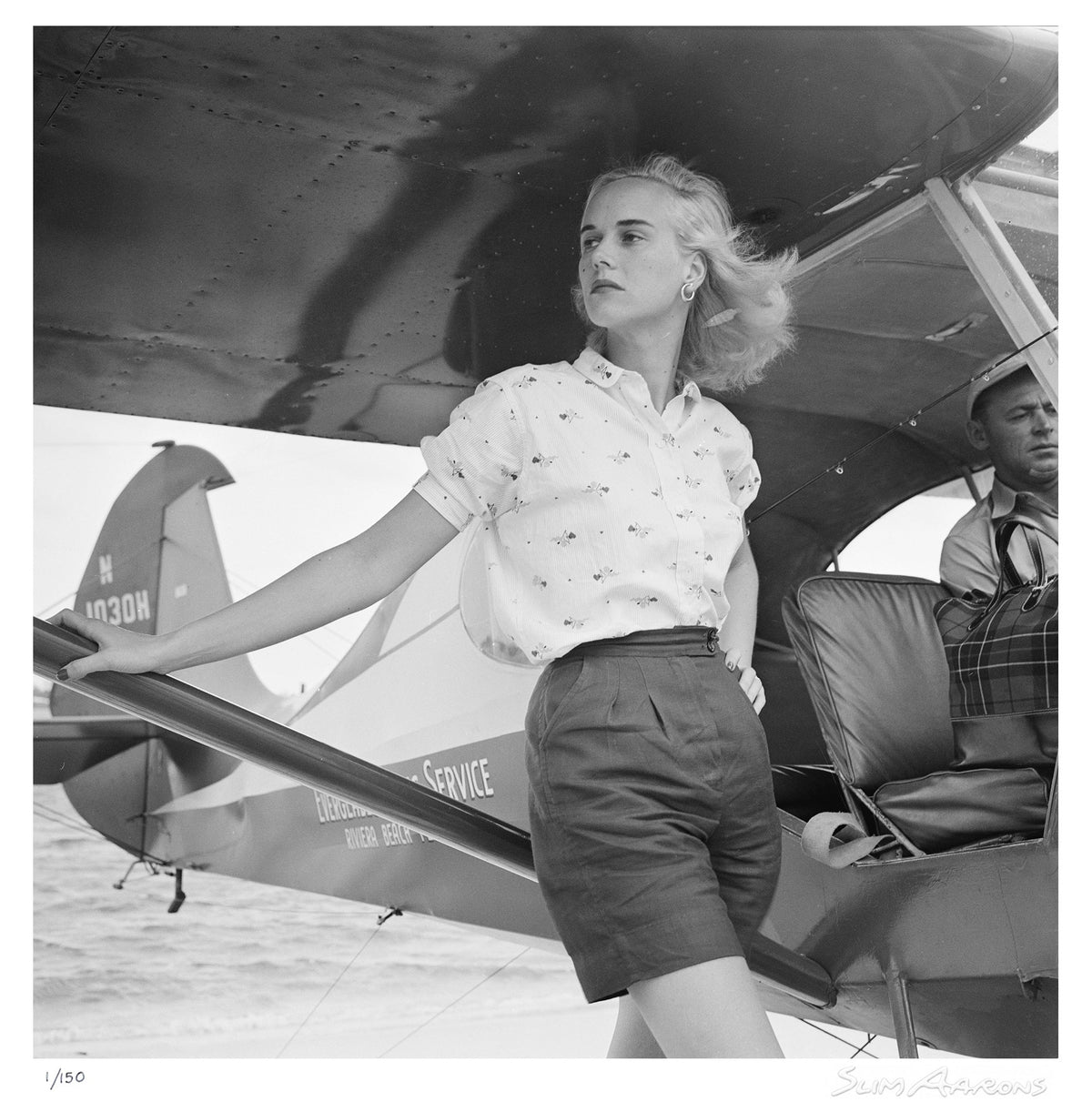 seaplane at palm beach - Slim Aarons - Limited Edition - Estate Stamped - Photography - Getty Images