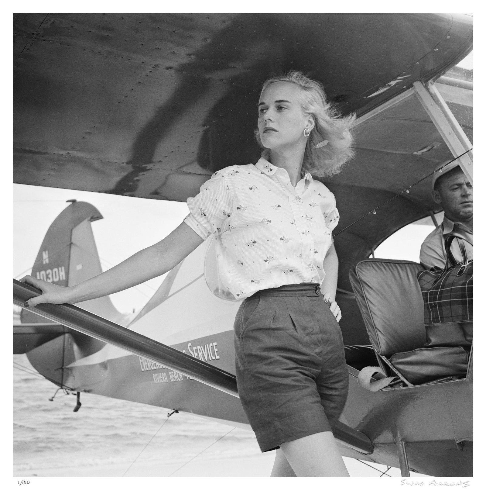 seaplane at palm beach - Slim Aarons - Limited Edition - Estate Stamped - Photography - Getty Images