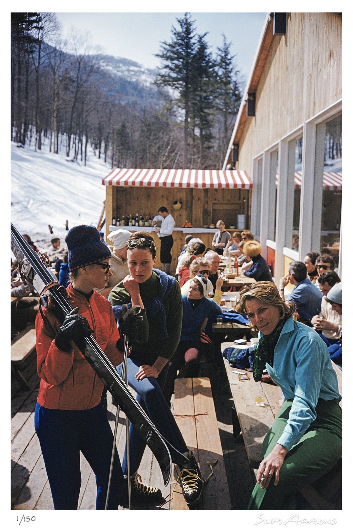 ski fashion at sugarbush - Slim Aarons - Limited Edition - Estate Stamped - Photography - Getty Images