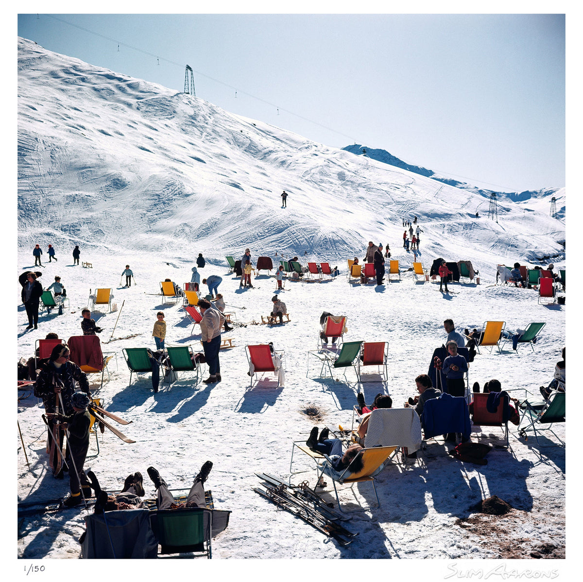 skiers at verbier - Slim Aarons - Limited Edition - Estate Stamped - Photography - Getty Images