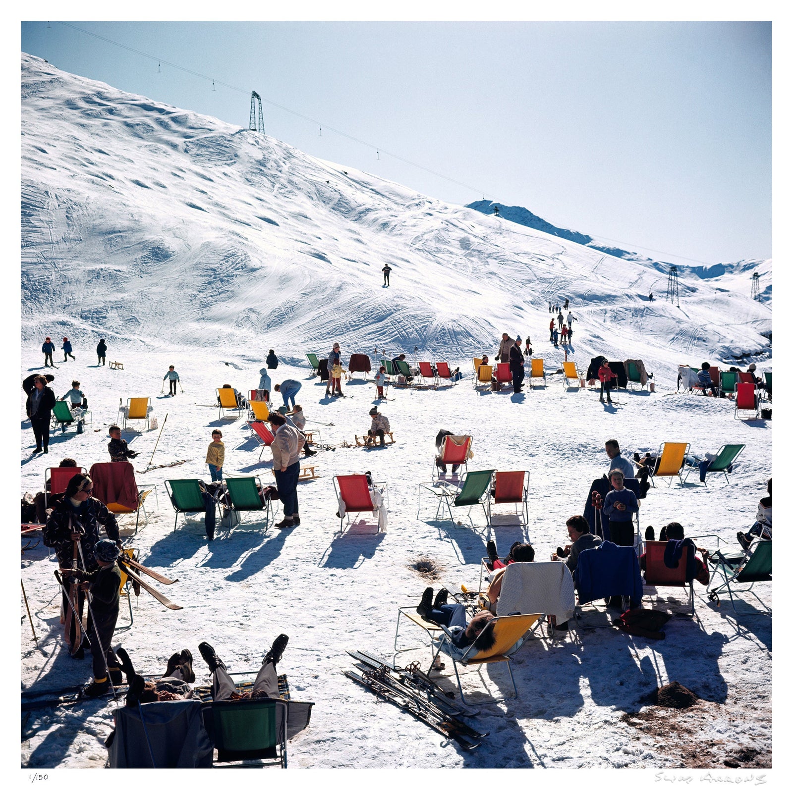 skiers at verbier - Slim Aarons - Limited Edition - Estate Stamped - Photography - Getty Images
