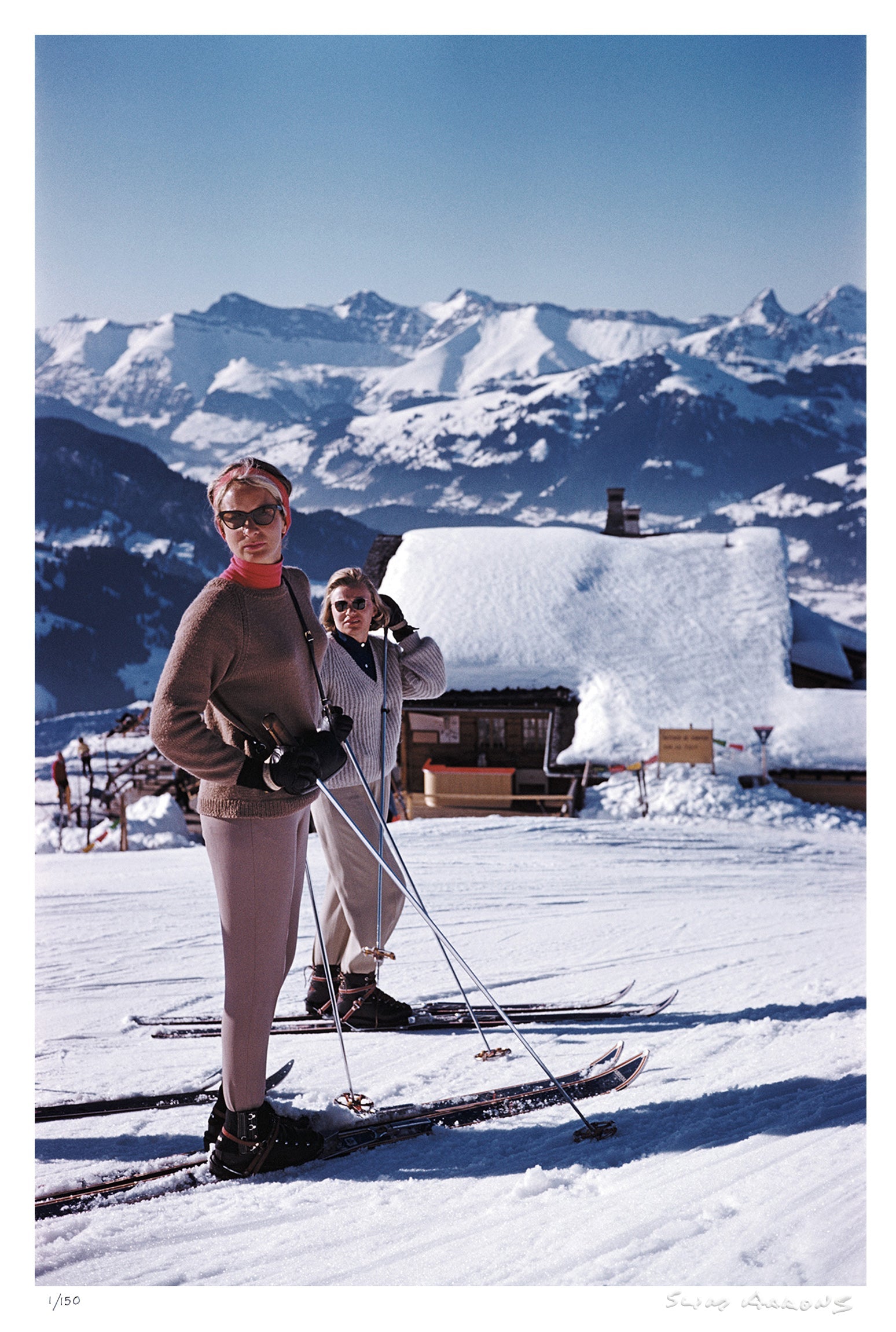 skiers in gstaad - Slim Aarons - Limited Edition - Estate Stamped - Photography - Getty Images