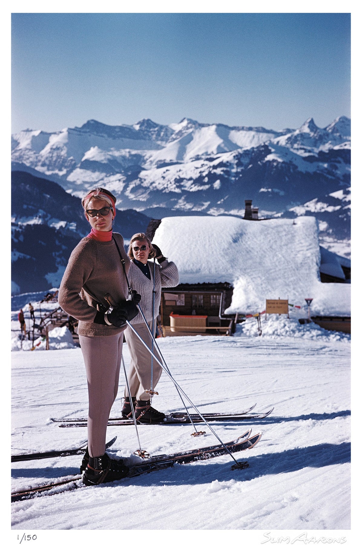 skiers in gstaad - Slim Aarons - Limited Edition - Estate Stamped - Photography - Getty Images