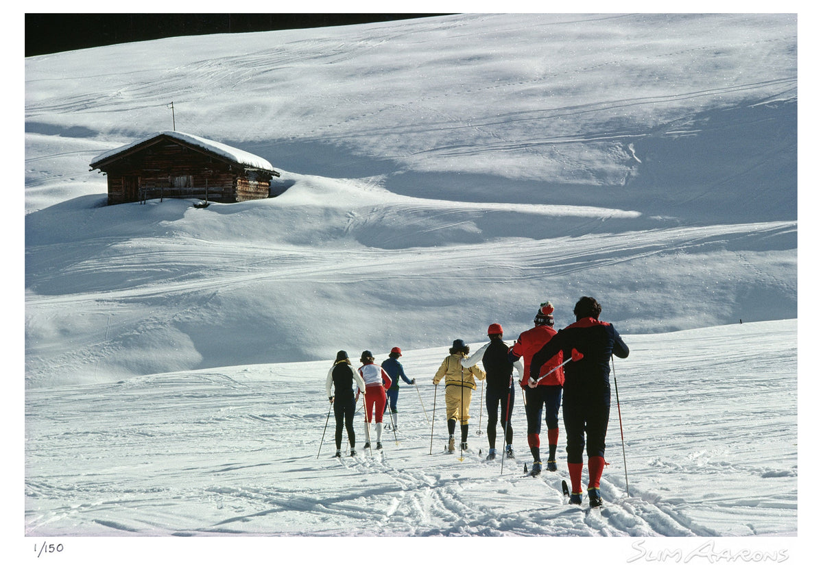 skiers in lech - Slim Aarons - Limited Edition - Estate Stamped - Photography - Getty Images