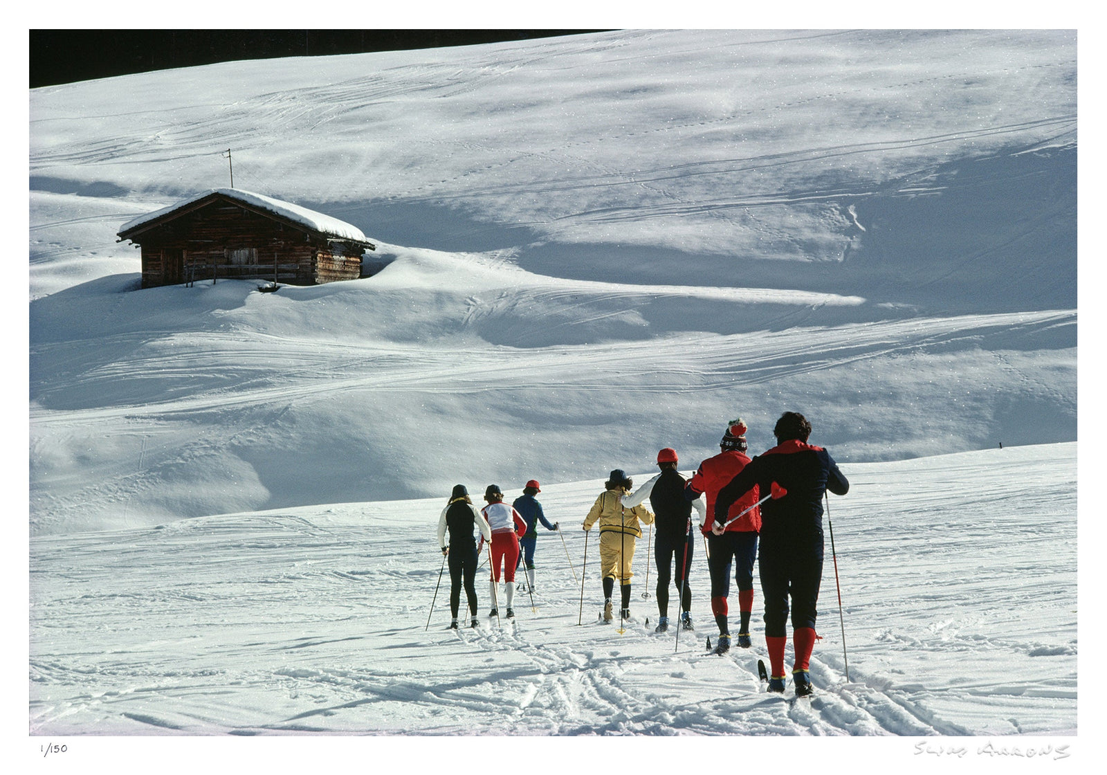 skiers in lech - Slim Aarons - Limited Edition - Estate Stamped - Photography - Getty Images