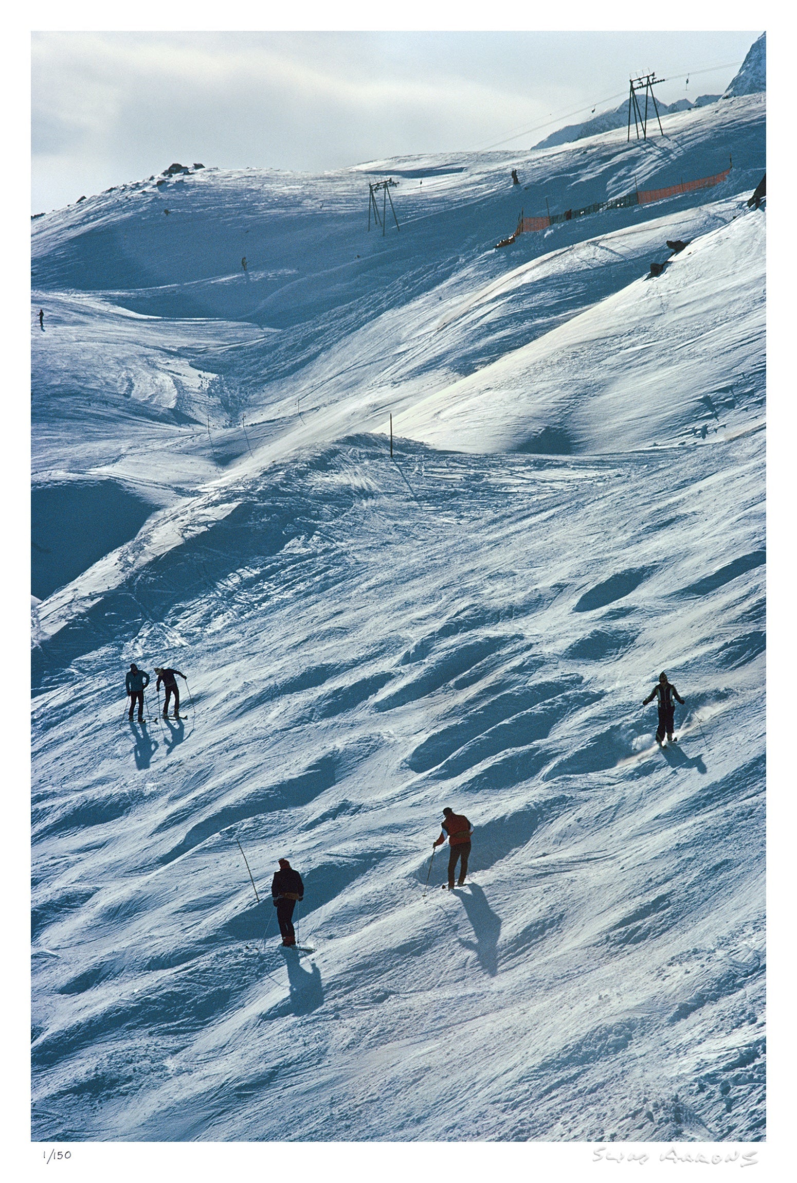 skiing at st moritz - Slim Aarons - Limited Edition - Estate Stamped - Photography - Getty Images