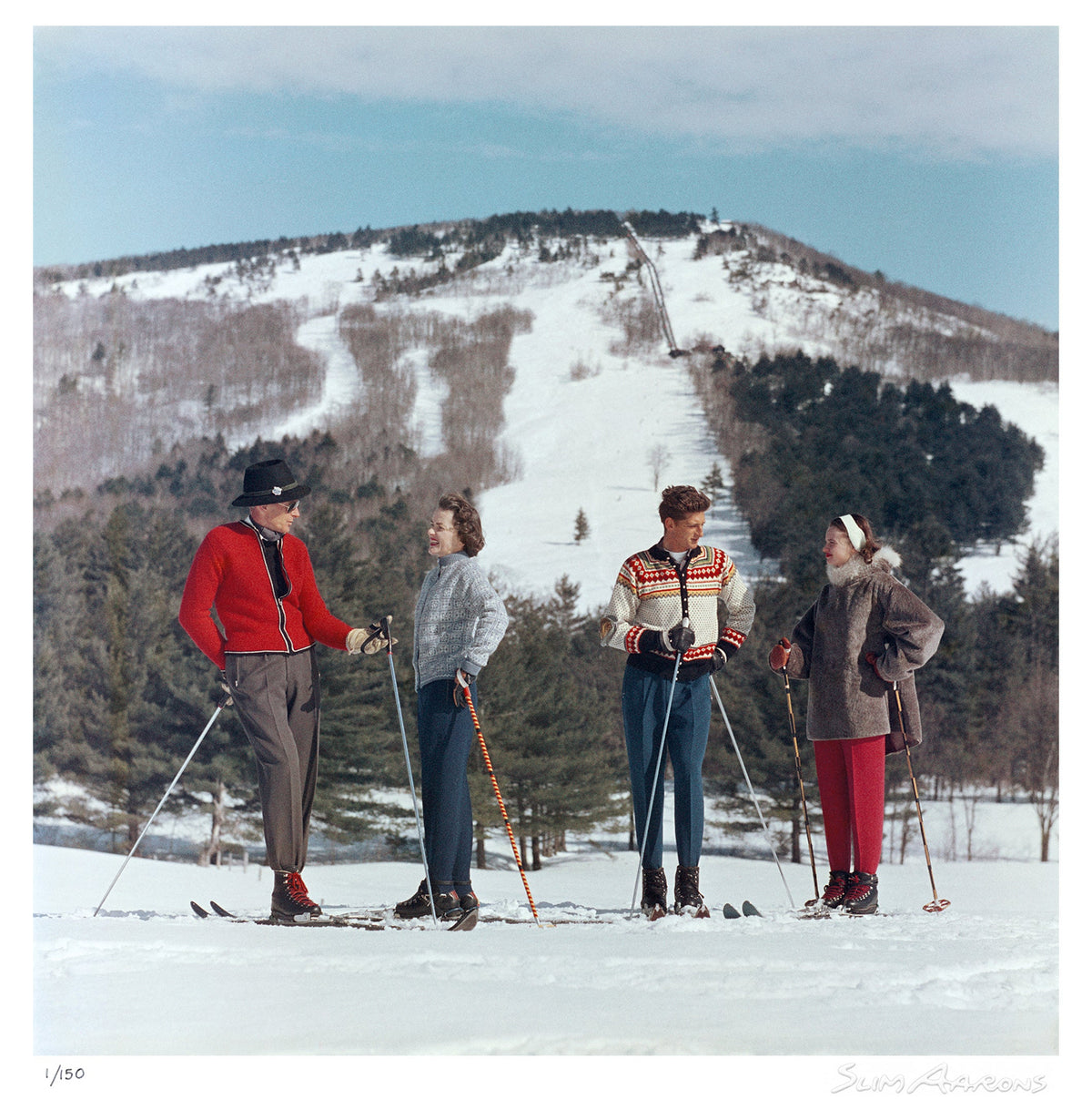 skiing in new hampshire - Slim Aarons - Limited Edition - Estate Stamped - Photography - Getty Images