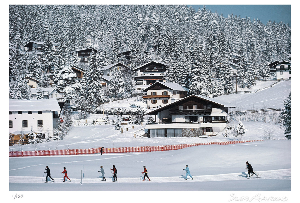 skiing in seefeld - Slim Aarons - Limited Edition - Estate Stamped - Photography - Getty Images
