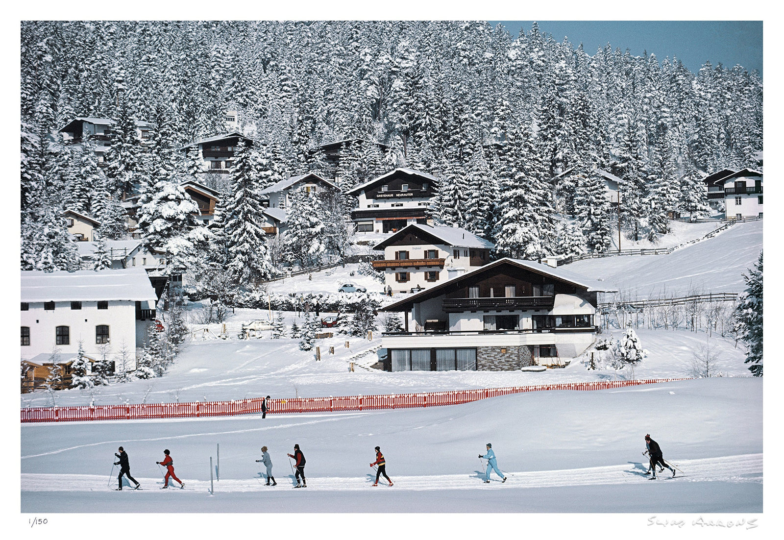 skiing in seefeld - Slim Aarons - Limited Edition - Estate Stamped - Photography - Getty Images