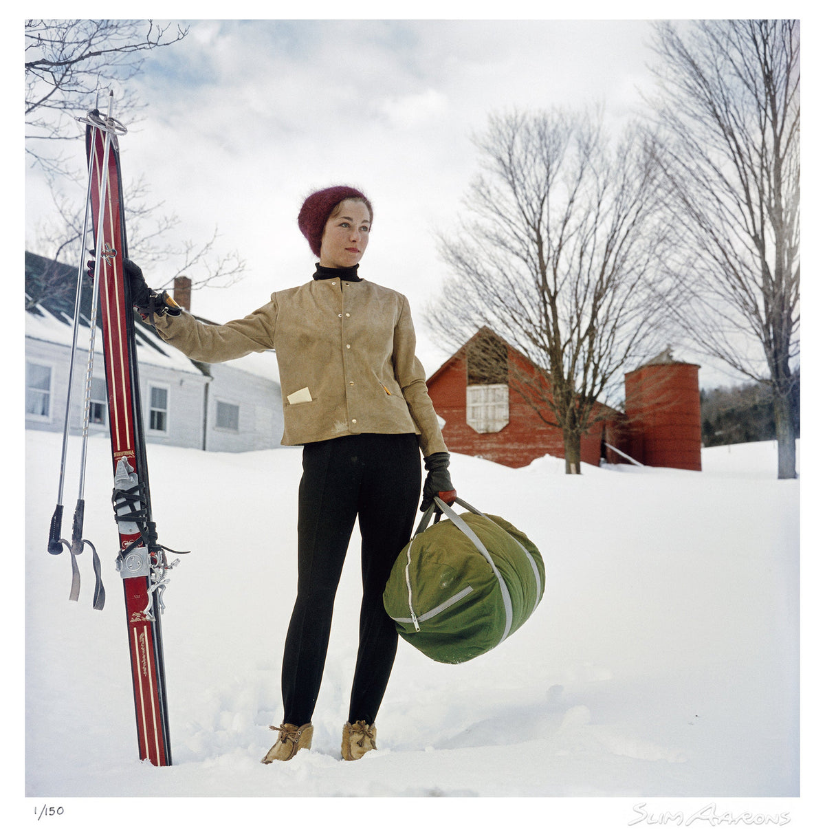 skiing in stowe - Slim Aarons - Limited Edition - Estate Stamped - Photography - Getty Images