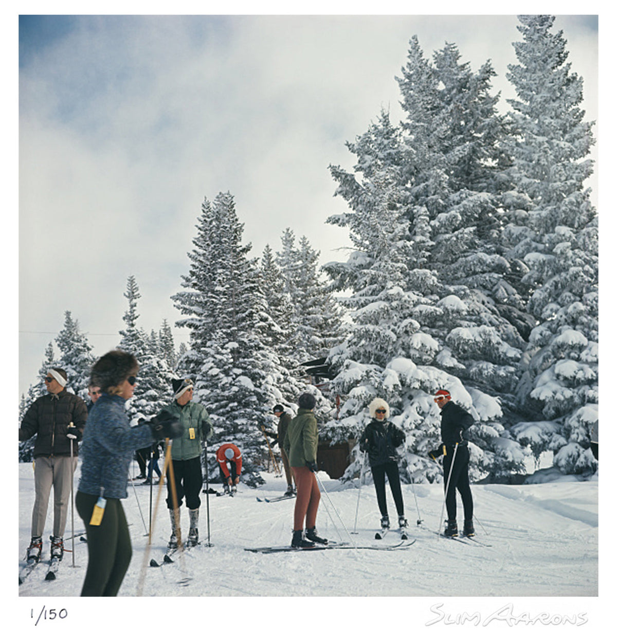 skiing in vail - Slim Aarons - Limited Edition - Estate Stamped - Photography - Getty Images