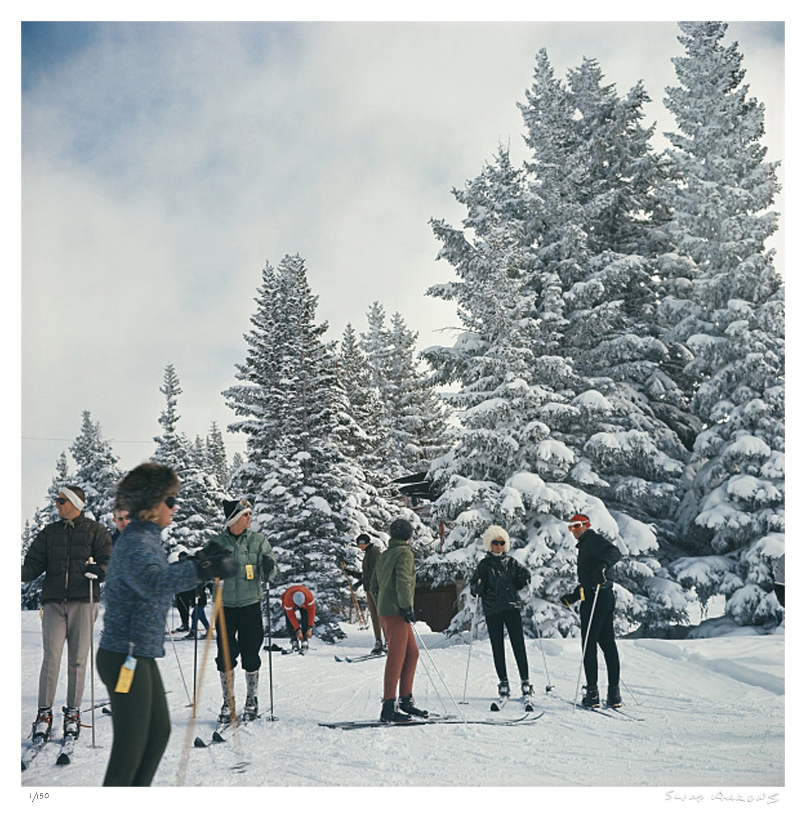 skiing in vail - Slim Aarons - Limited Edition - Estate Stamped - Photography - Getty Images