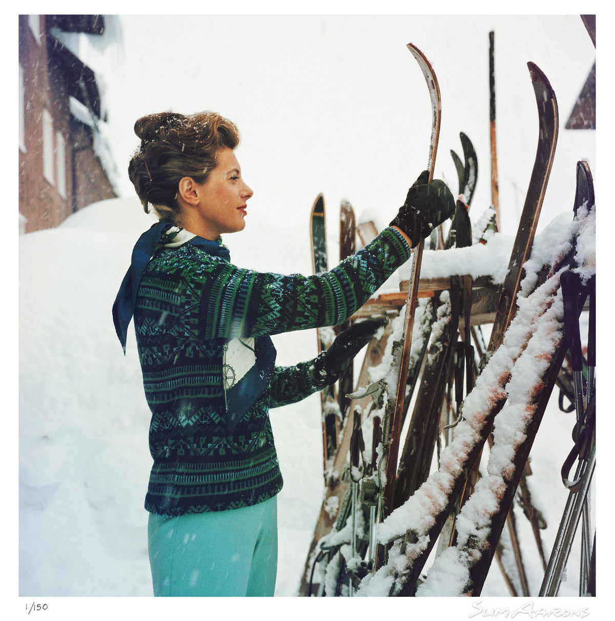 skiing princess - Slim Aarons - Limited Edition - Estate Stamped - Photography - Getty Images