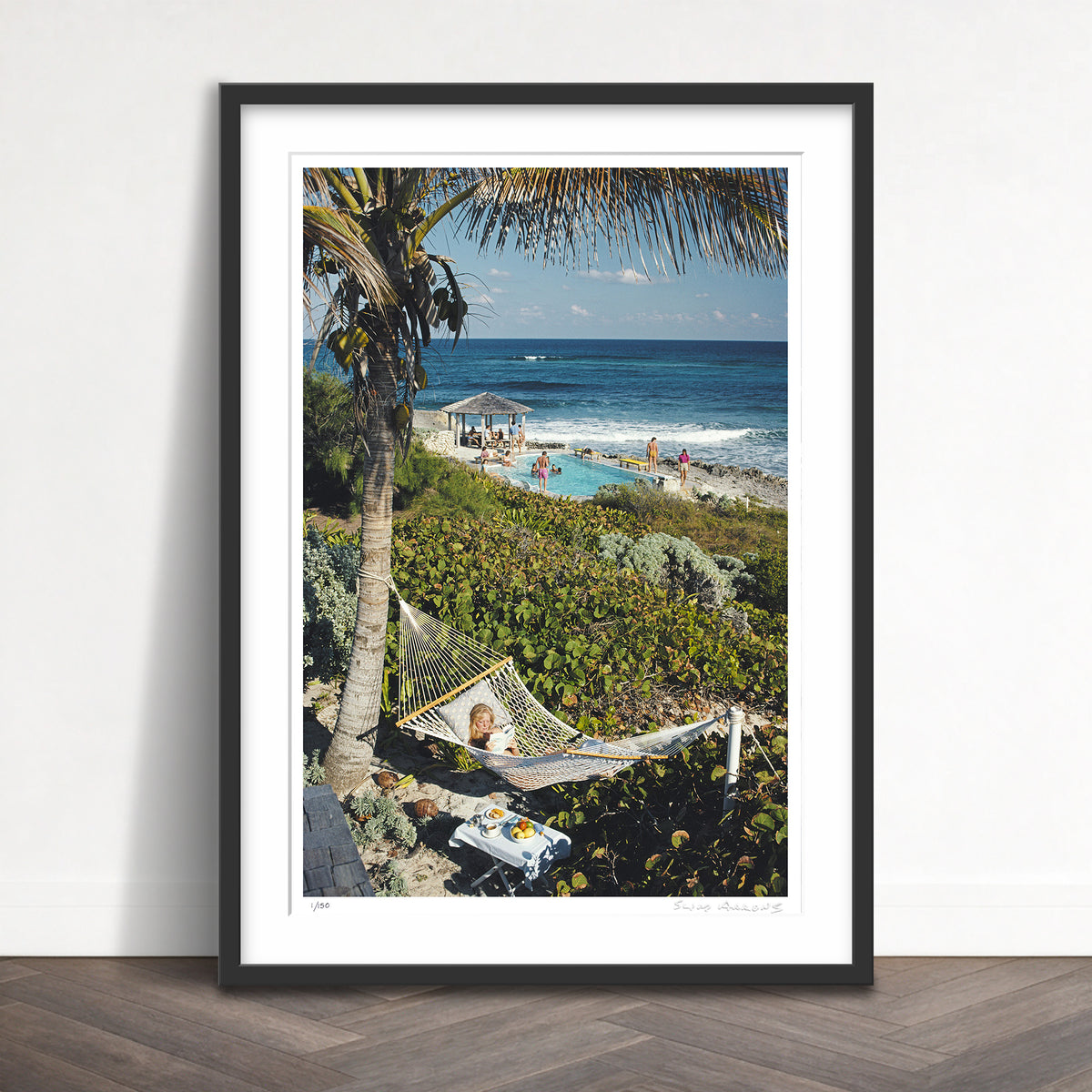 Slim Aarons Limited Edition Estate Stamped abaco holiday limited edition 71109918 Framed