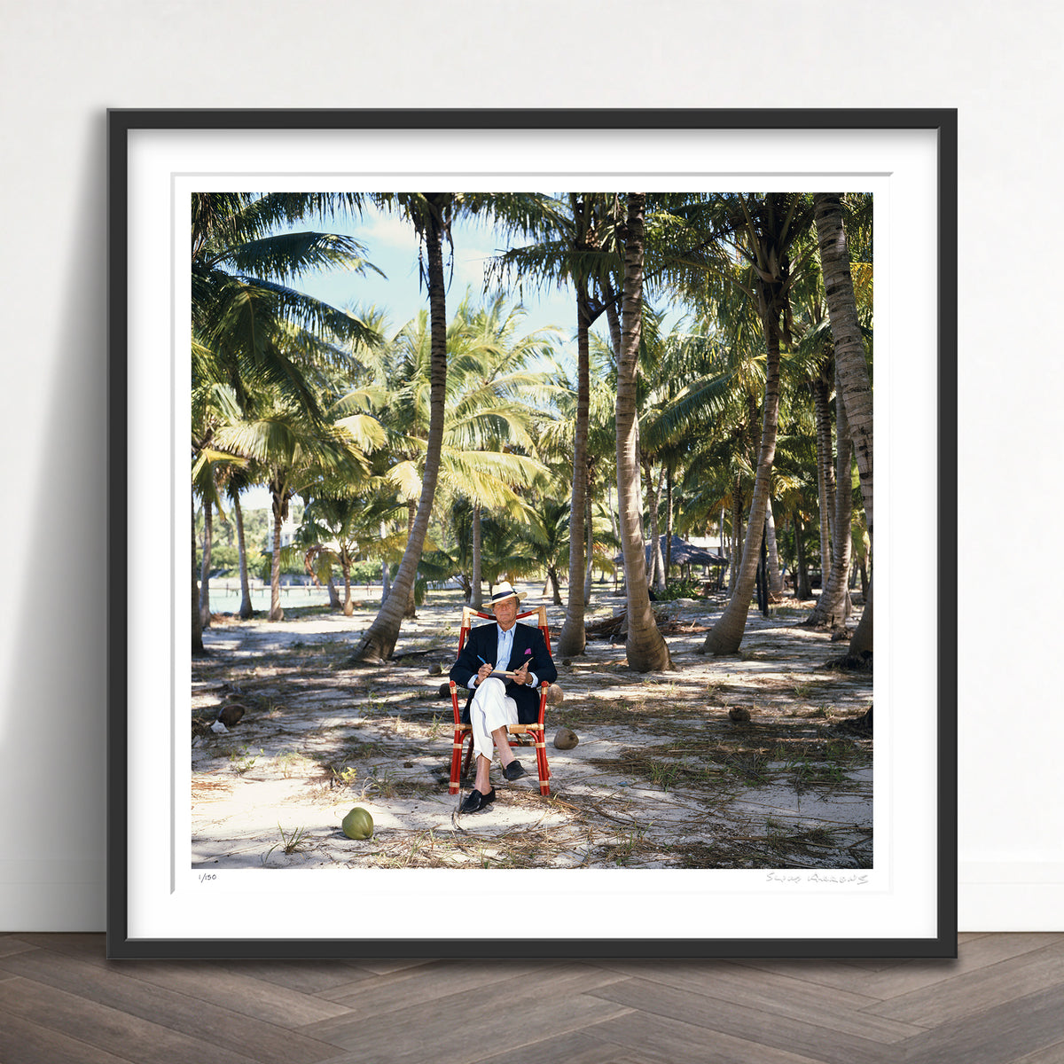 Slim Aarons Limited Edition Estate Stamped abaco islander limited edition 71109977 Framed