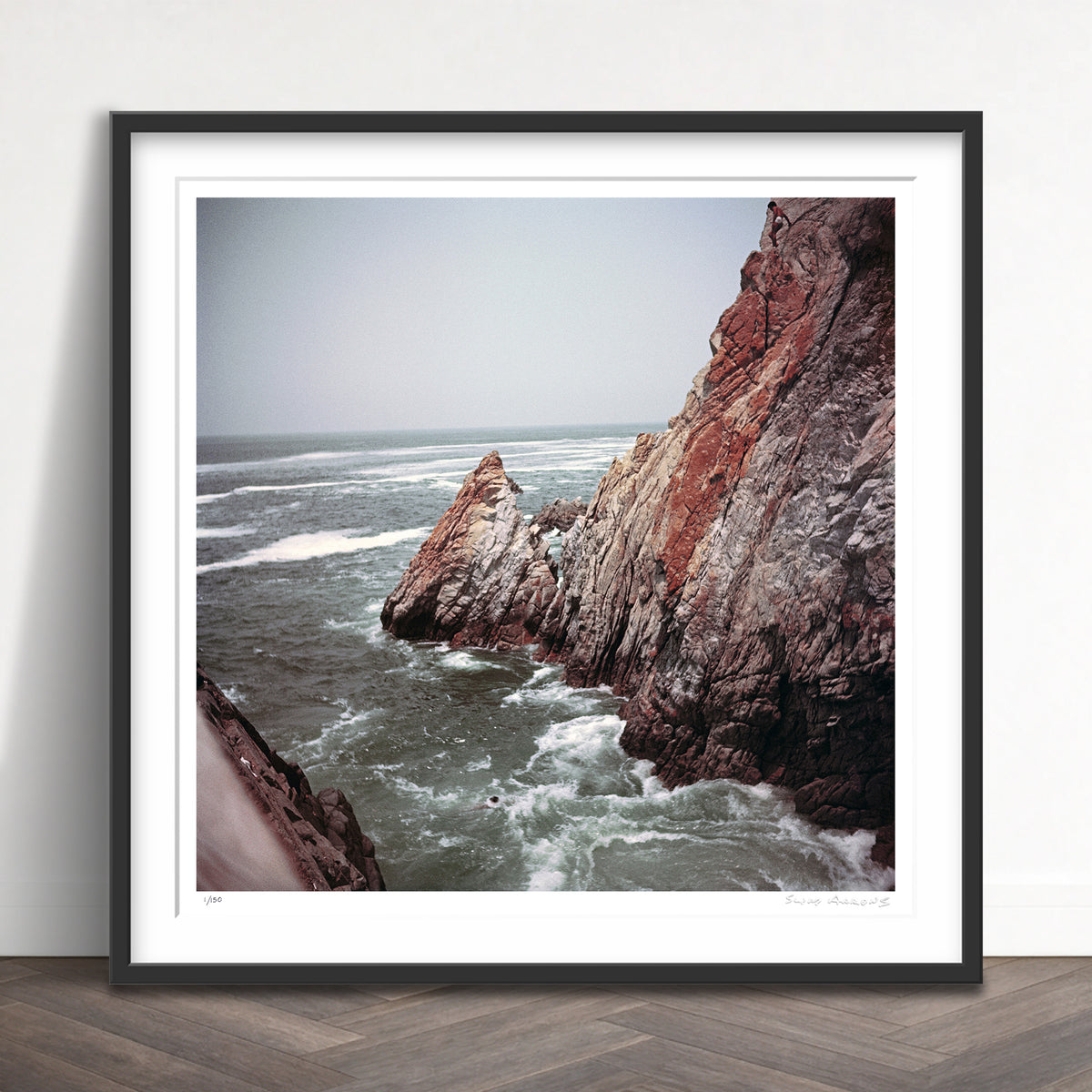 Slim Aarons Limited Edition Estate Stamped acapulco rocks limited edition 53397518 Framed