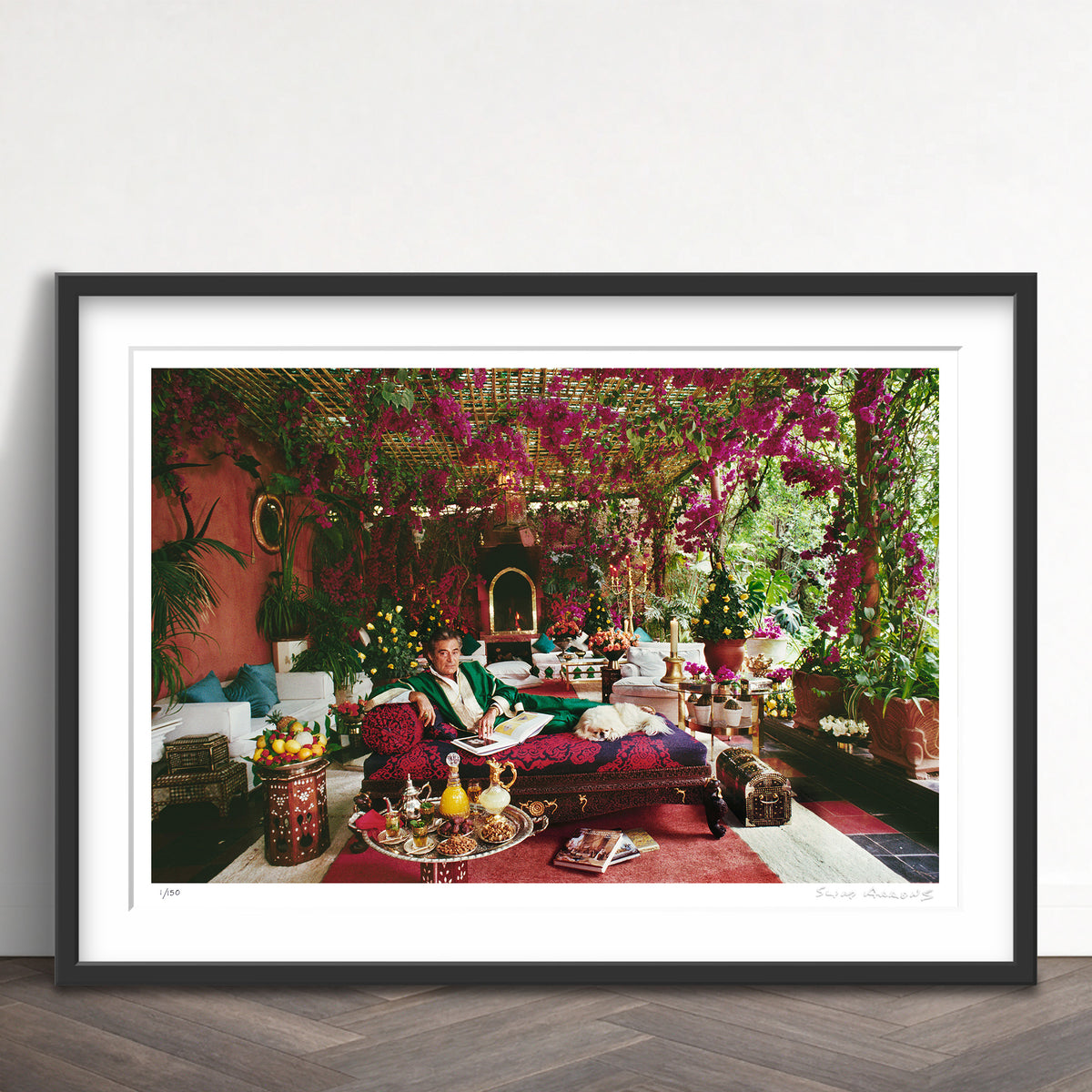Slim Aarons Limited Edition Estate Stamped adolfo de velasco limited edition 84941381 Framed