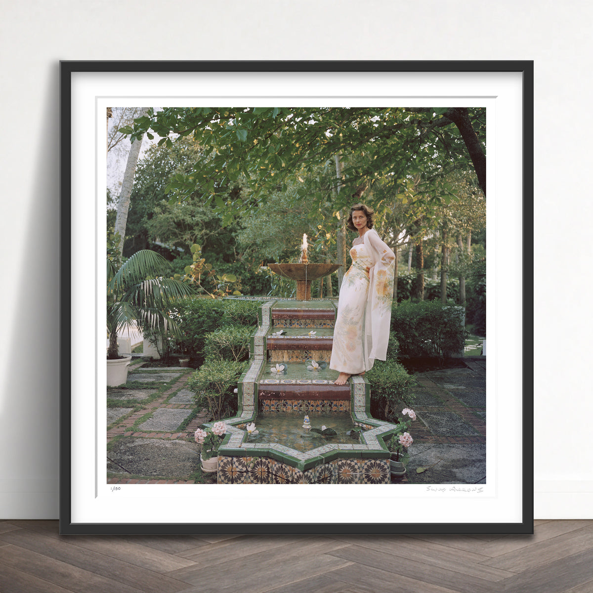 Slim Aarons Limited Edition Estate Stamped alice wesselhoeft saltonstall limited edition 674383379 Framed