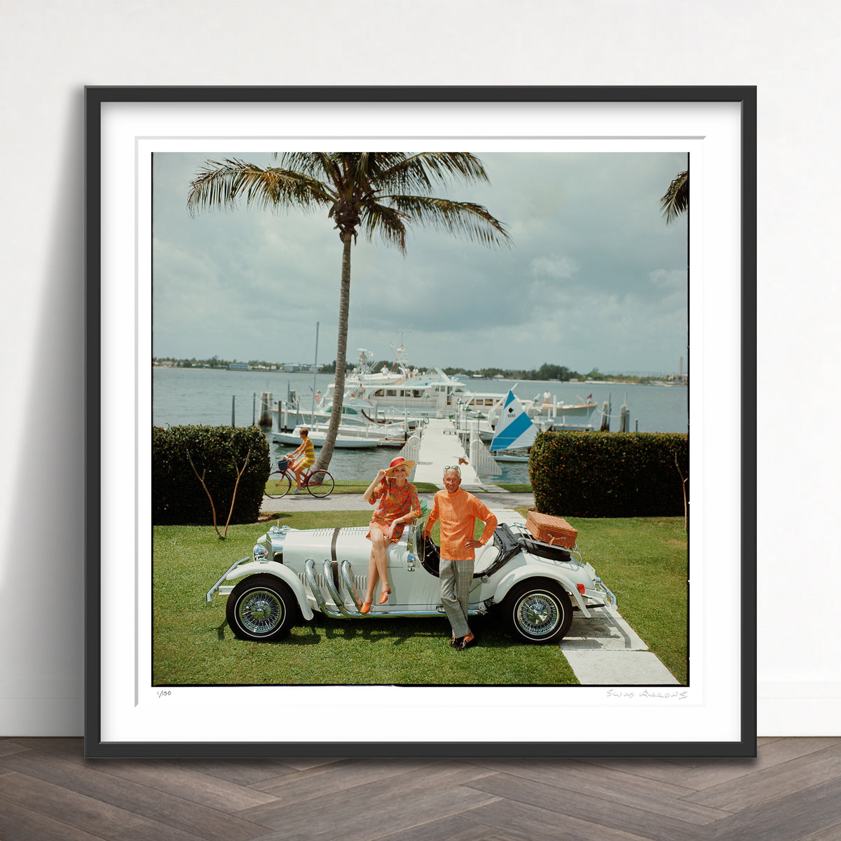 Slim Aarons Limited Edition Estate Stamped all mine limited edition 2665700 Framed