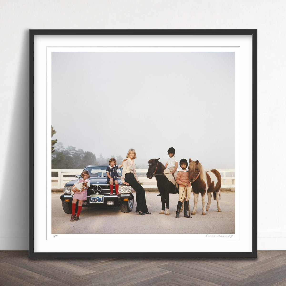 Slim Aarons Limited Edition Estate Stamped anne anka limited edition 53069864 Framed